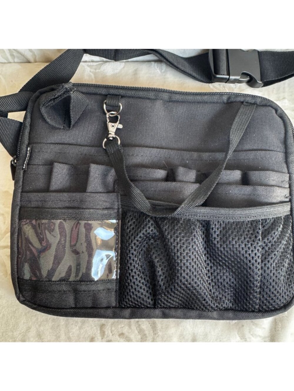 Black Damero Nurse Utility Waist Bag Compact Organizer for Tools And Supplies - Picture 4 of 6